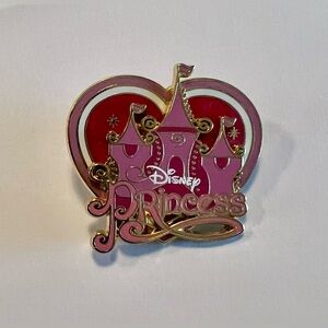 Disney Pink and Red Princess Castle Enamel Collector’s Pin